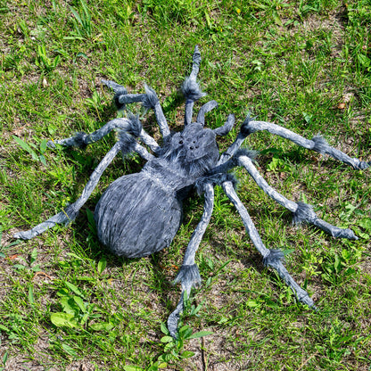JOYIN Halloween Outdoor Decorations Giant Spider, 45” Scary Large Spider Halloween Decor Outside, Indoor Party Supplies, Yard Lawn Garden Haunted House Prop